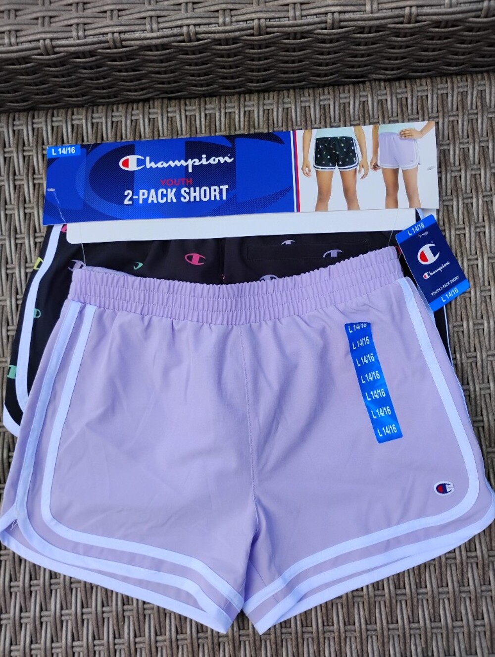 Champion Shorts 2-Pack NWT Girl 14/16